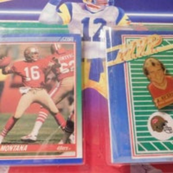 COPY - San Francisco 49'ers 1990 Collector Pin Series Joe Montana MVP PREMIER E… - Picture 3 of 5